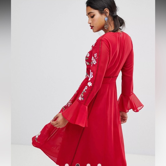 NWT ASOS DESIGN midi dress size 10 - Picture 3 of 8